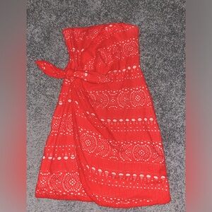 Free People Strapless Wrap Dress 🌵